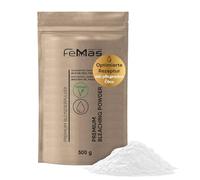 FemMas Poudre décolorante végétalienne - 500 g - Sans cruauté - Blondissement doux jusqu'à 9 nuances - Huiles nourrissantes
