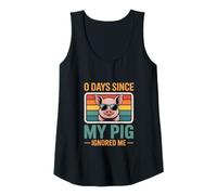 Femme 0 Jours Depuis Que Mon Cochon m'a ignoré PORG Farmer Alover Débardeur