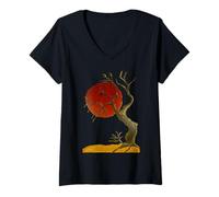 Femme 0569 on dirait Le Soleil du Japon 2021 Plus 4 Mumzy T-Shirt avec Col en V
