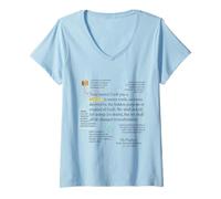 Femme 1 Corinthiens 15 51 Le mystère révélé de Paul de l'enlèvement T-Shirt avec Col en V
