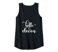 Femme 11e Anniversaire, pour Fille, Hello Onge, 11 Ans, Mignon Débardeur