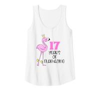 Femme 17 Years of Flamazing Flamingo Design Beach 17th Birthday Débardeur