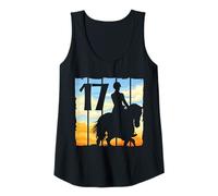 Femme 17e Anniversaire cavalière Amateur de Chevaux Fille de 17 Ans Débardeur