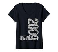 Femme 17ème Anniversaire garçon Fille 17 Ans 2009 Cadeau drôle T-Shirt avec Col en V