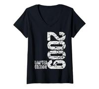 Femme 17ème Anniversaire garçon Fille 17 Ans 2009 Cadeau drôle T-Shirt avec Col en V