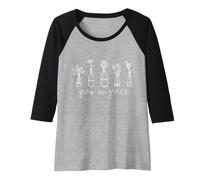 Femme 2 Pierre 3:18 Faites pousser des fleurs avec grâce Manche Raglan