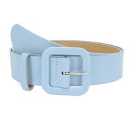 Femme 3.8 cm Simili cuir sauvage Ceinture occasionnel jeans Ceinture, Bleu ciel, 105 cm
