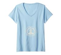 Femme 3 jours plus tard, tout a changé - Message basé sur la foi T-Shirt avec Col en V