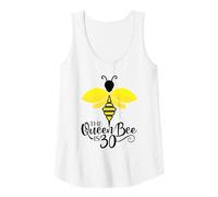 Femme 30e Anniversaire The Queen Bee is 30 Years Old Bumblebee Débardeur
