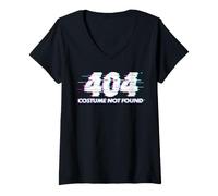 Femme 404 Costume Non 404 Trouvé T-Shirt avec Col en V