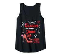 Femme 7 Juin Anniversaire This Queen Was Born on June 7th Débardeur