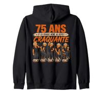 Femme 75 Ans Ça Craque Meme au Repos Cadeau d'anniversaire 75 Ans Sweat à Capuche