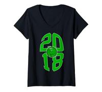 Femme 8 Ans DINOSAURIER 2018 DINOSAURIER 8 Ans T-Shirt avec Col en V