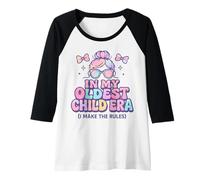 Femme À l'époque de Mon aînée, C'est Moi Qui Fixe Les règles - Une Fille Mignonne Manche Raglan