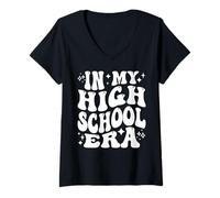Femme À l'époque de Mon lycée, Une drôle de rentrée T-Shirt avec Col en V