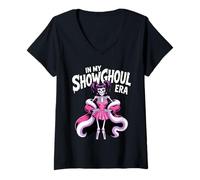 Femme À Mon époque de Showghoul, Une Danseuse d'halloween drôle T-Shirt avec Col en V