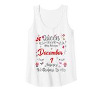 Femme A Queen Was Born on December 1er December 1st Birthday Débardeur