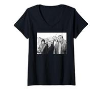 Femme À Voir Pet Cast Jimmy Nail 1982 T-Shirt avec Col en V