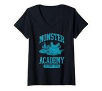 Femme Aaahh!!! Real Monsters Monster Academy Alumni 1994 Cartoon T-Shirt avec Col en V