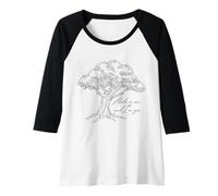 Femme Abide in Me and I in You I Am The Vine John 15:4-5 Arbre Manche Raglan