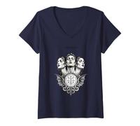 Femme Abraxas Sanctum à Trois Voix T-Shirt avec Col en V