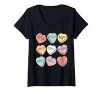 Femme Accept Accessibility Adapt Advocate Equity Inclusion T-Shirt avec Col en V