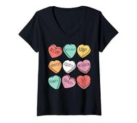 Femme Accept Accessibility Adapt Advocate Equity Inclusion T-Shirt avec Col en V