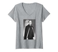 Femme Acteur Christopher Lee Dracula A.D. 1972 1971 T-Shirt avec Col en V
