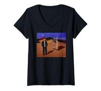 Femme Acteur Leonard Nimoy Desert Star Trek par Michael Grecco T-Shirt avec Col en V