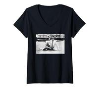 Femme Acteur Leonard Nimoy Star Trek III The Search for Spock 1984 T-Shirt avec Col en V