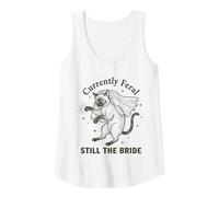 Femme Actuellement Feral Still The Bride Bachelorette Cat Débardeur