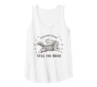 Femme Actuellement Feral Still The Bride Bachelorette Cat Débardeur