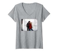Femme Adam Ant Stand and Deliver New Wave Chris Duffy Photography T-Shirt avec Col en V