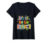 Femme Adoptez Votre Design de Collage Unique T-Shirt avec Col en V