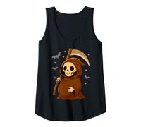 Femme Adorable Faucheuse de Dessin animé Maman pour Devenir Une mère d'halloween Débardeur