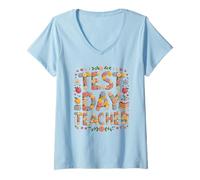 Femme Adorable Professeur Bruh Histoire Science Guerrier T-Shirt avec Col en V