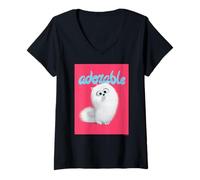 Femme Adorables Animaux de Compagnie Yes I'm This T-Shirt avec Col en V