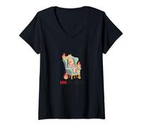 Femme Adoration C'est pour Moi T-Shirt avec Col en V