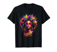 Femme Afro-américaine - Histoire des Noirs Racines africaines Mélanine T-Shirt