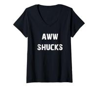 Femme Ah, tant pis ! T-Shirt avec Col en V