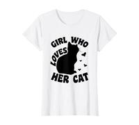 Femme Aimant Les Chats - Costume de Chat pour Fille T-Shirt