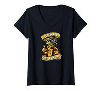 Femme Air Traffic Controller I Cleared The Runway T-Shirt avec Col en V