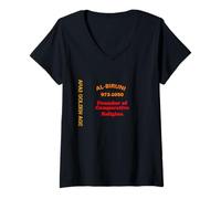 Femme Al-Biruni, fondateur de la Religion comparée Alberonius T-Shirt avec Col en V