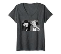 Femme Albert & Harold Steptoe and Son Comédie 1970 T-Shirt avec Col en V