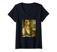 Femme Albrecht Dürer - Autoportrait au 26#2 - Art pour Artistes T-Shirt avec Col en V