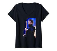 Femme Alex Turner Arctic Monkeys Favorite Worse Nightmare 2007 T-Shirt avec Col en V