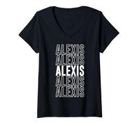 Femme Alexis T-Shirt avec Col en V