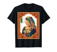 Femme Algerienne Mauresque DZ T-Shirt Graphique avec Valeur