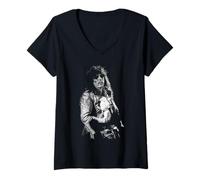Femme Alice Cooper Live Constrictor Tour, Teenage Frankenstein T-Shirt avec Col en V