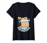 Femme Alpiniste - Wind River Range T-Shirt avec Col en V